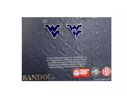WVU Logo Stud Earrings