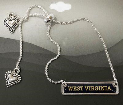 WVU Dainty Nameplate Cuff