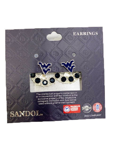 WVU Earrings