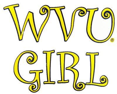 WVU Girl Decal