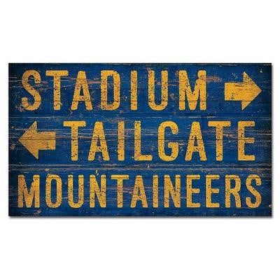 WVU Stadium Tailgate Sign