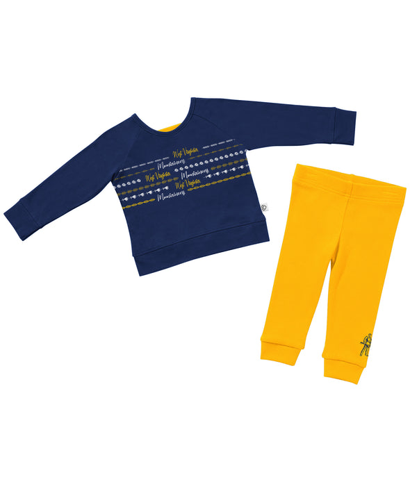 WVU Girls Crystal Ball Set