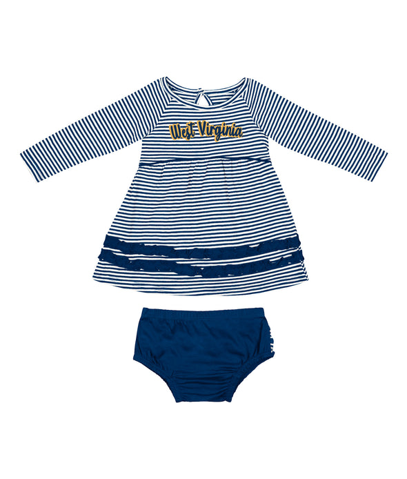 WVU Infant Who-Ville Dress and Bloomer Set