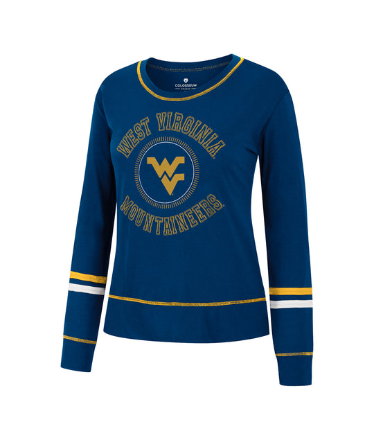 WVU Womens Heethrow Long Sleeve Tee