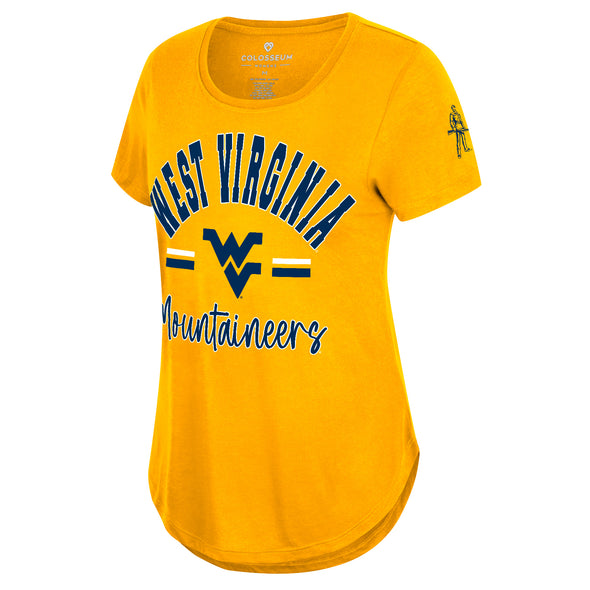 WVU Womens Little Big Short Sleeve Tee