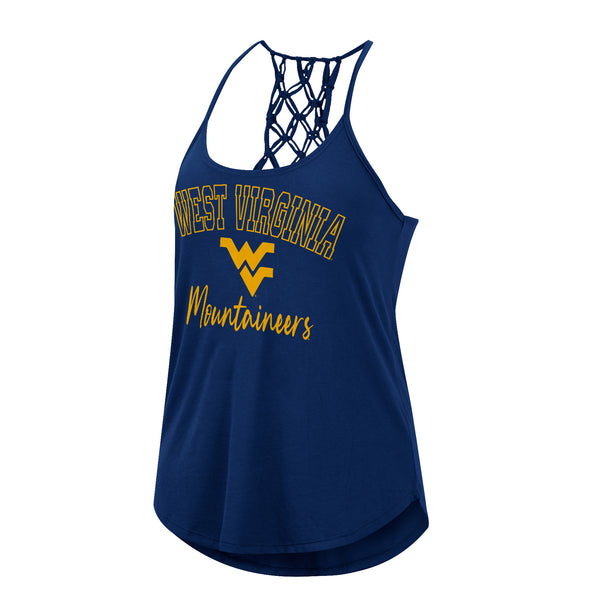 WVU Natasha Macrame Tank Top