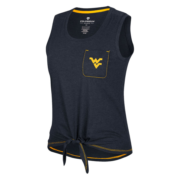 WVU Womens Frost Yourself Pocket Tank