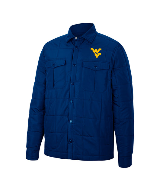 WVU Mens Detonate Quilted Jacket