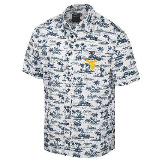 WVU Mens Spontaneous Button Up