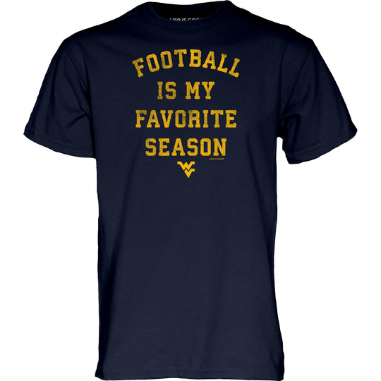 WVU Mens Football is my Favorite Season Tee