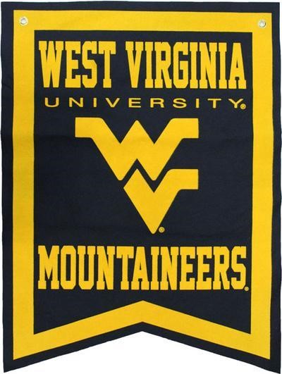 WVU Mountaineers 18x24 Felt Banner