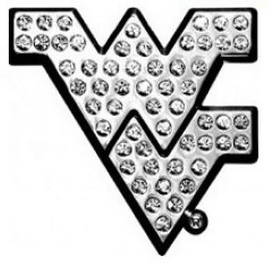 WVU Crystal Bling Emblem
