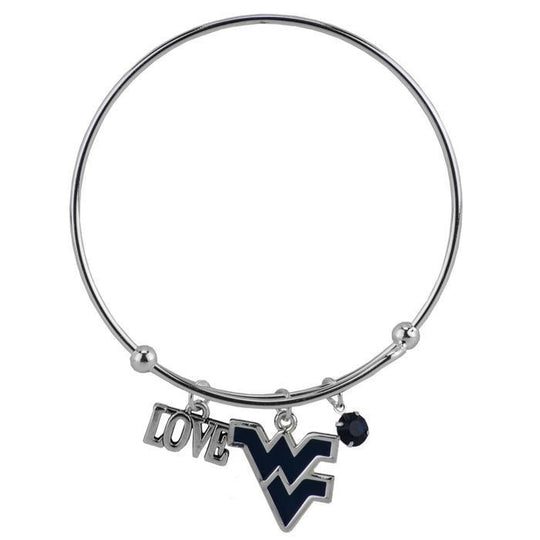 WVU Coil Love Bracelet