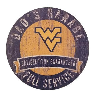 WVU Dads Garage Sign