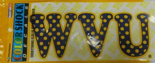 WVU Polka Dots Decal