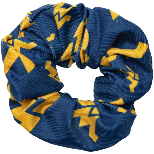 WVU Stacked Hair Scrunchie