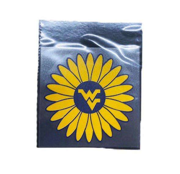 WVU Yellow Sunflower Decal