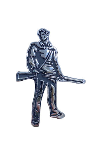 WVU Mountaineer Chrome Emblem