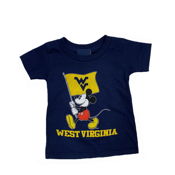 WVU Toddler Mickey Mouse Tee