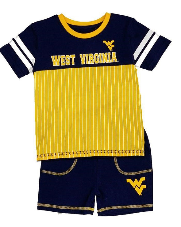 WVU Halifax Toddler Short Set
