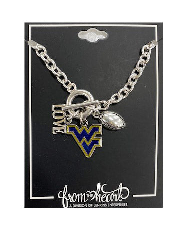 WVU Touchdown Bracelet