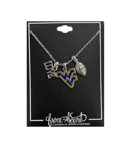 WVU Touchdown Necklace